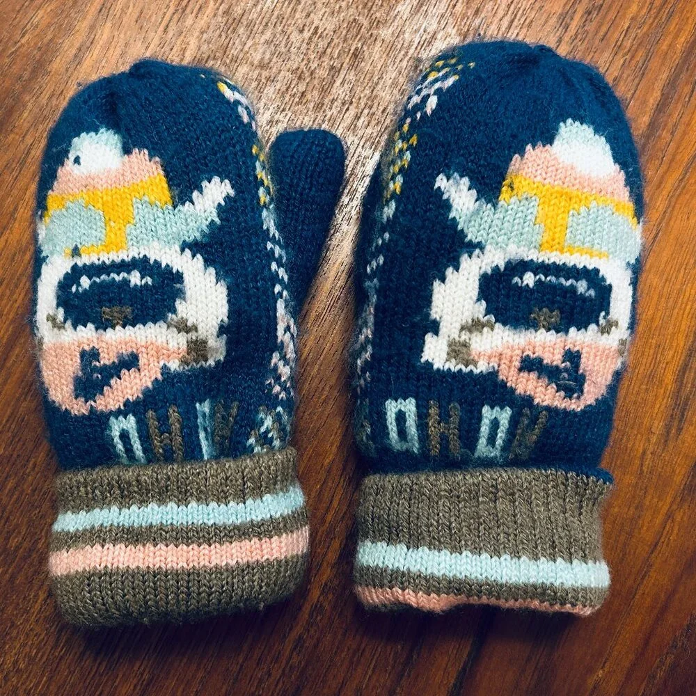 Kids Unisex Winter Mittens Soft and Warm with Thick Thermal Lining